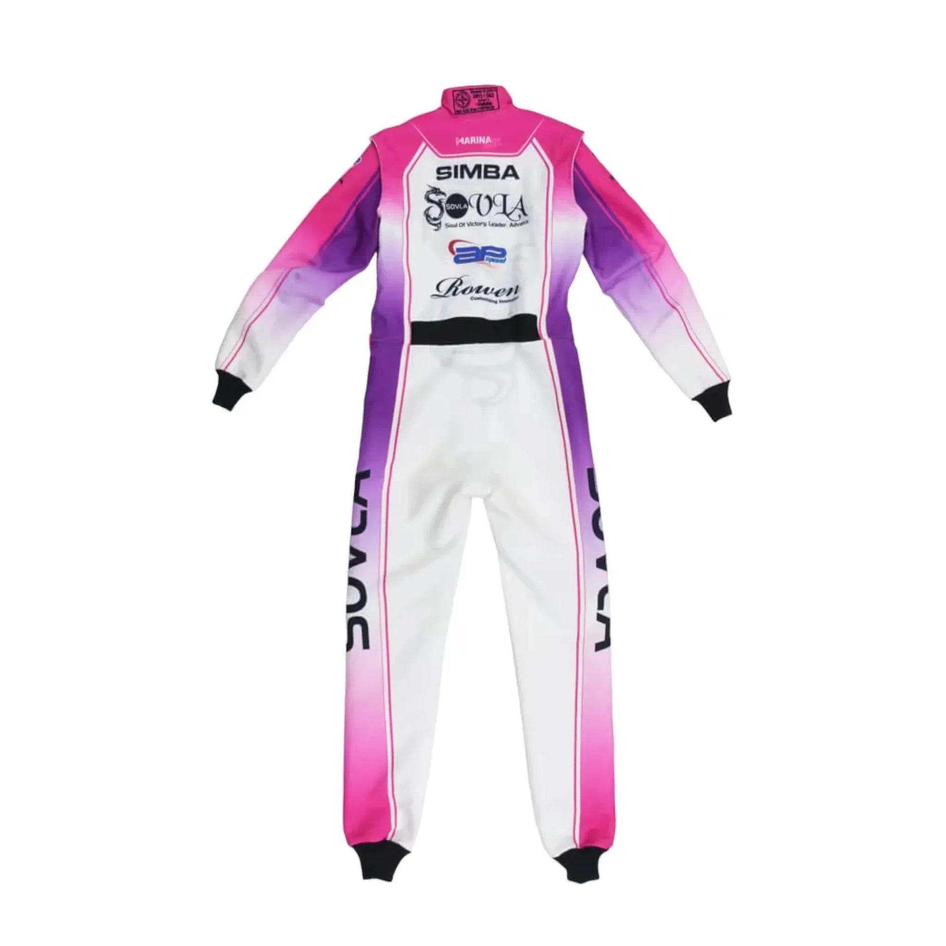 Marina Unik Sovla White Racing Kart Suits - Dash Racegear