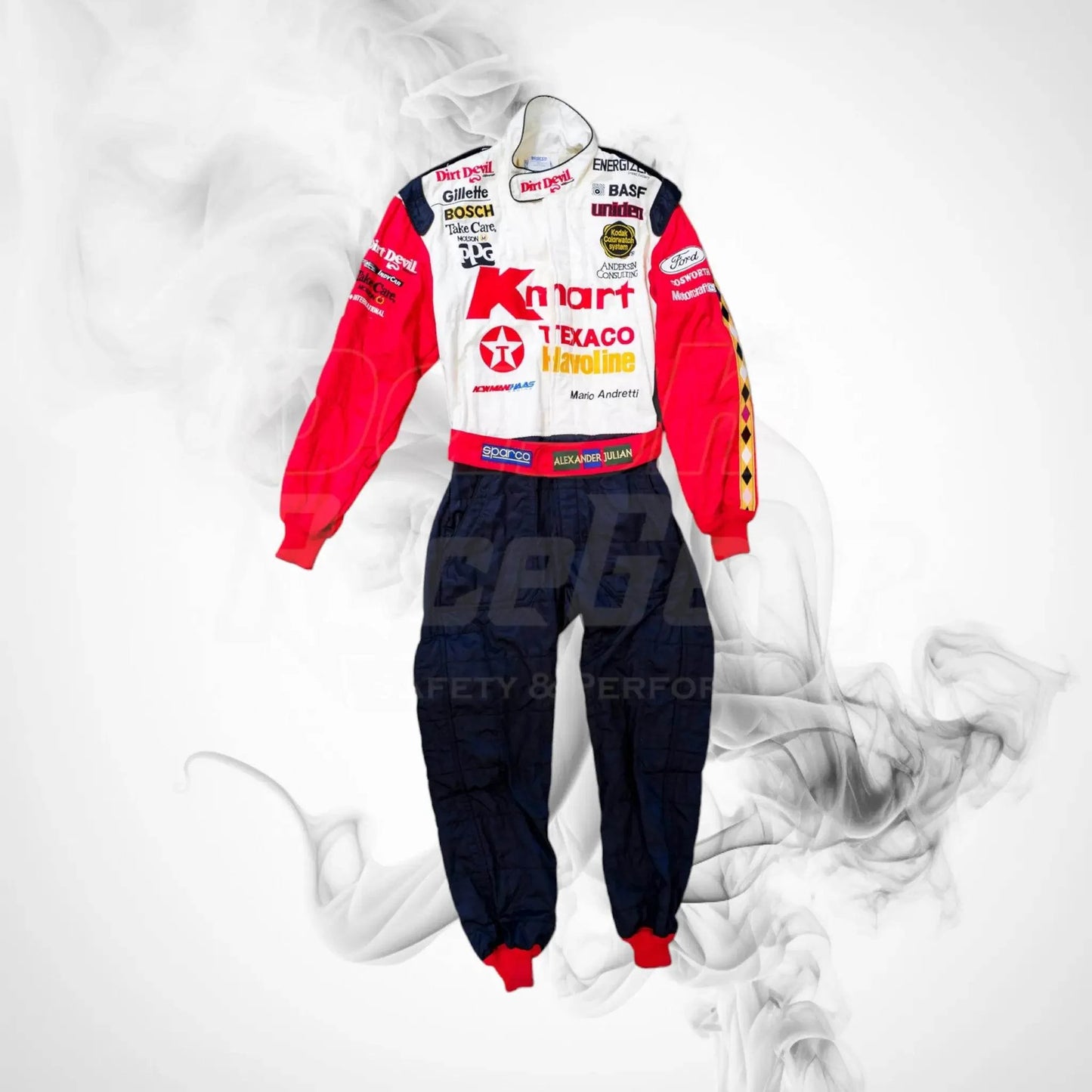 Mario Andretti Embroidered Race Suit - Dash Racegear