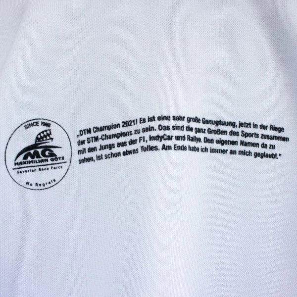 Maximilian Götz Ladies Hoodie Champion white - Dash Racegear