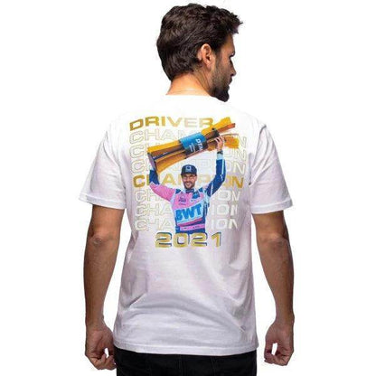 Maximilian Götz T-Shirt DTM Champion 2021 white - Dash Racegear