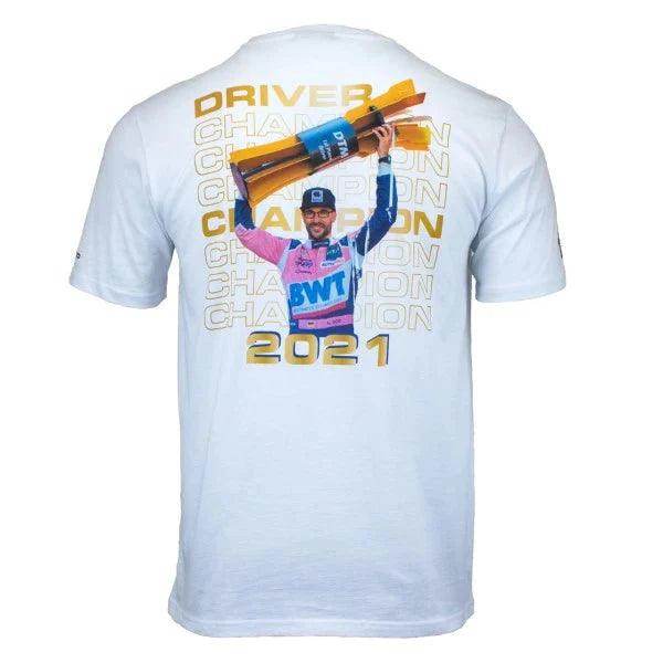 Maximilian Götz T-Shirt DTM Champion 2021 white - Dash Racegear