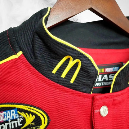 McDonald's Vintage Racing Embroidered Performance F1 Bomber Jacket - Dash Racegear