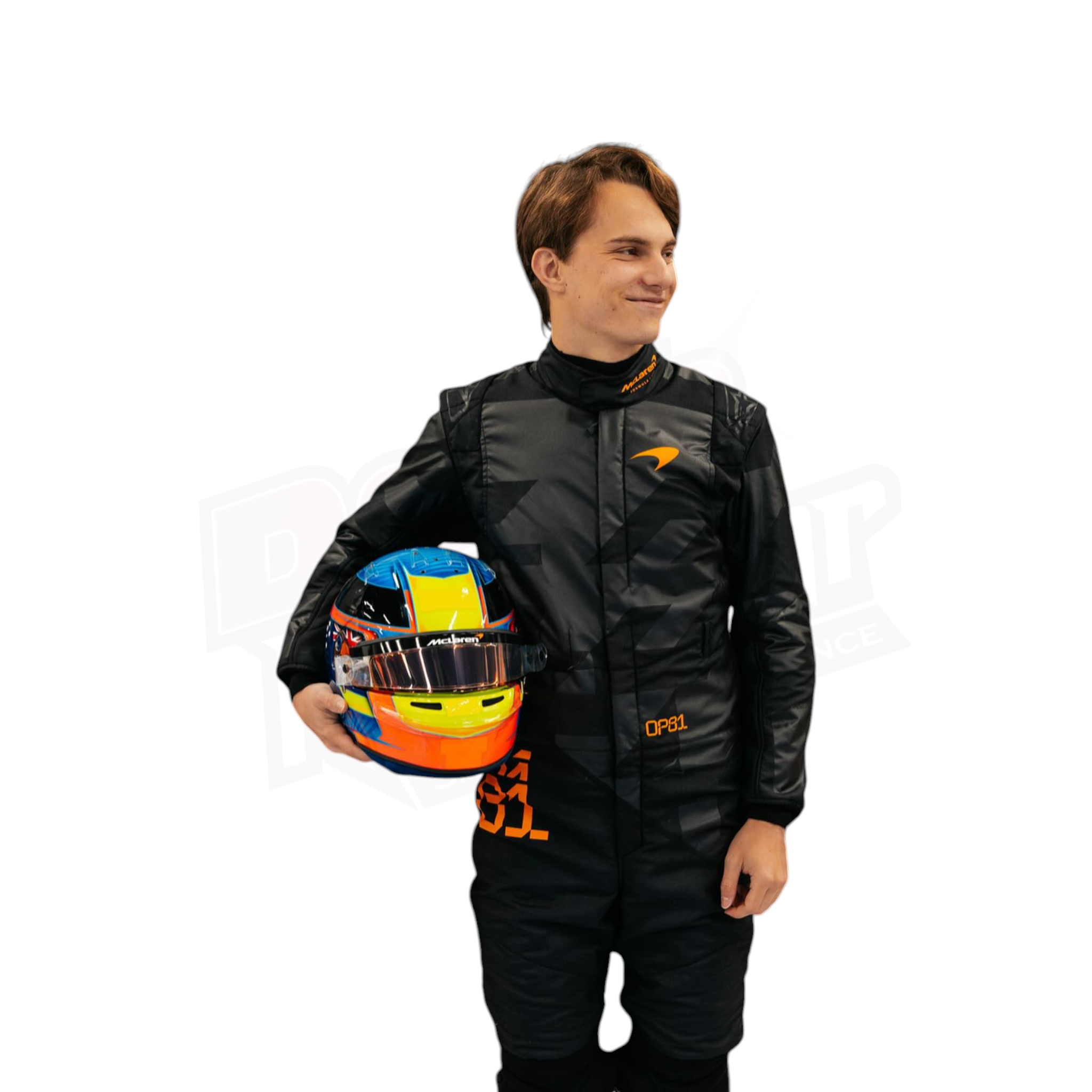 Traje de carreras de Fórmula 1 de Charles Leclerc para Ferrari 2021