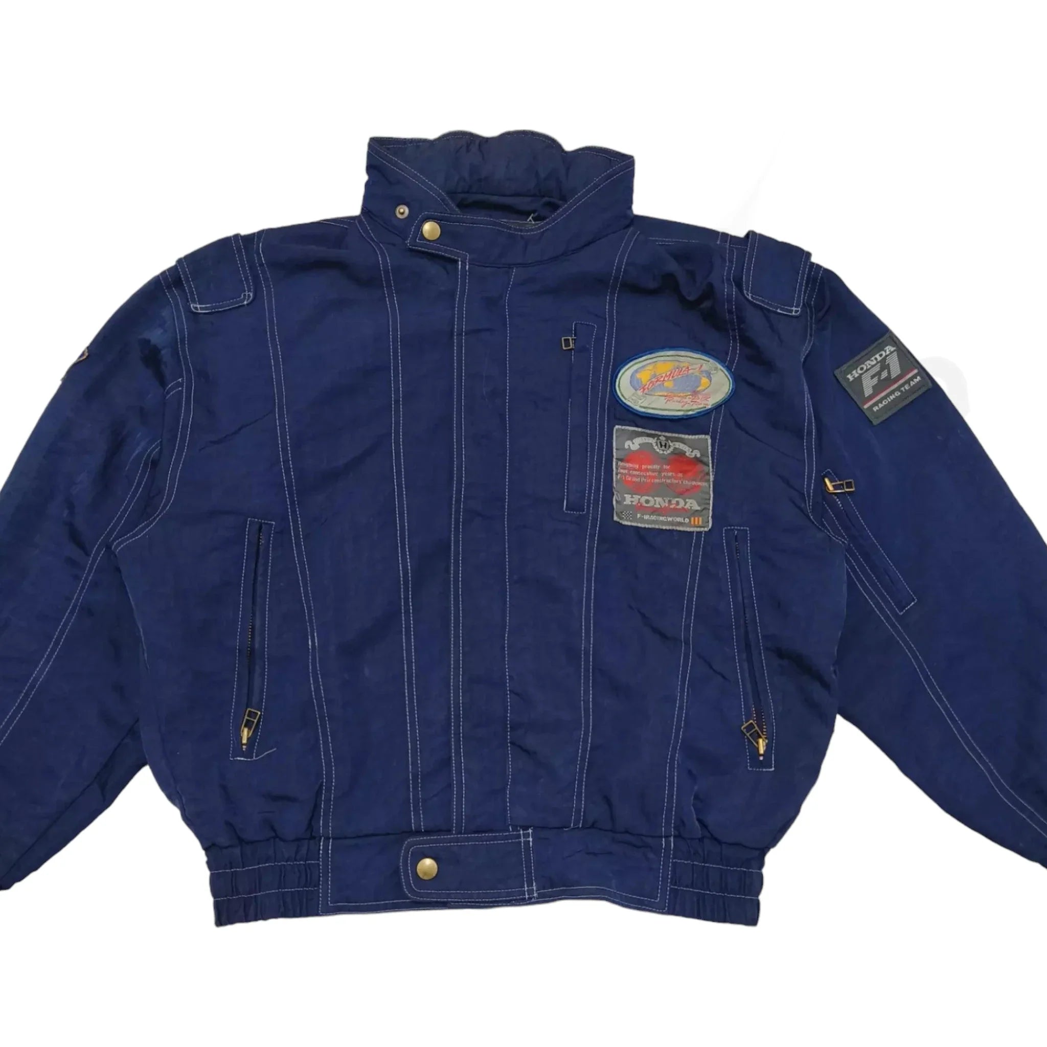 McLaren Ayrton Senna Marlboro Vintage F1 Racing Jacket - Dash Racegear