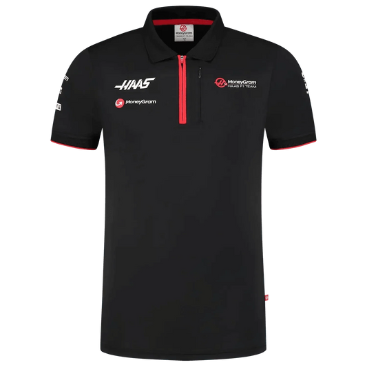 Men’s Fitted Polo Haas F1 Team - Dash Racegear