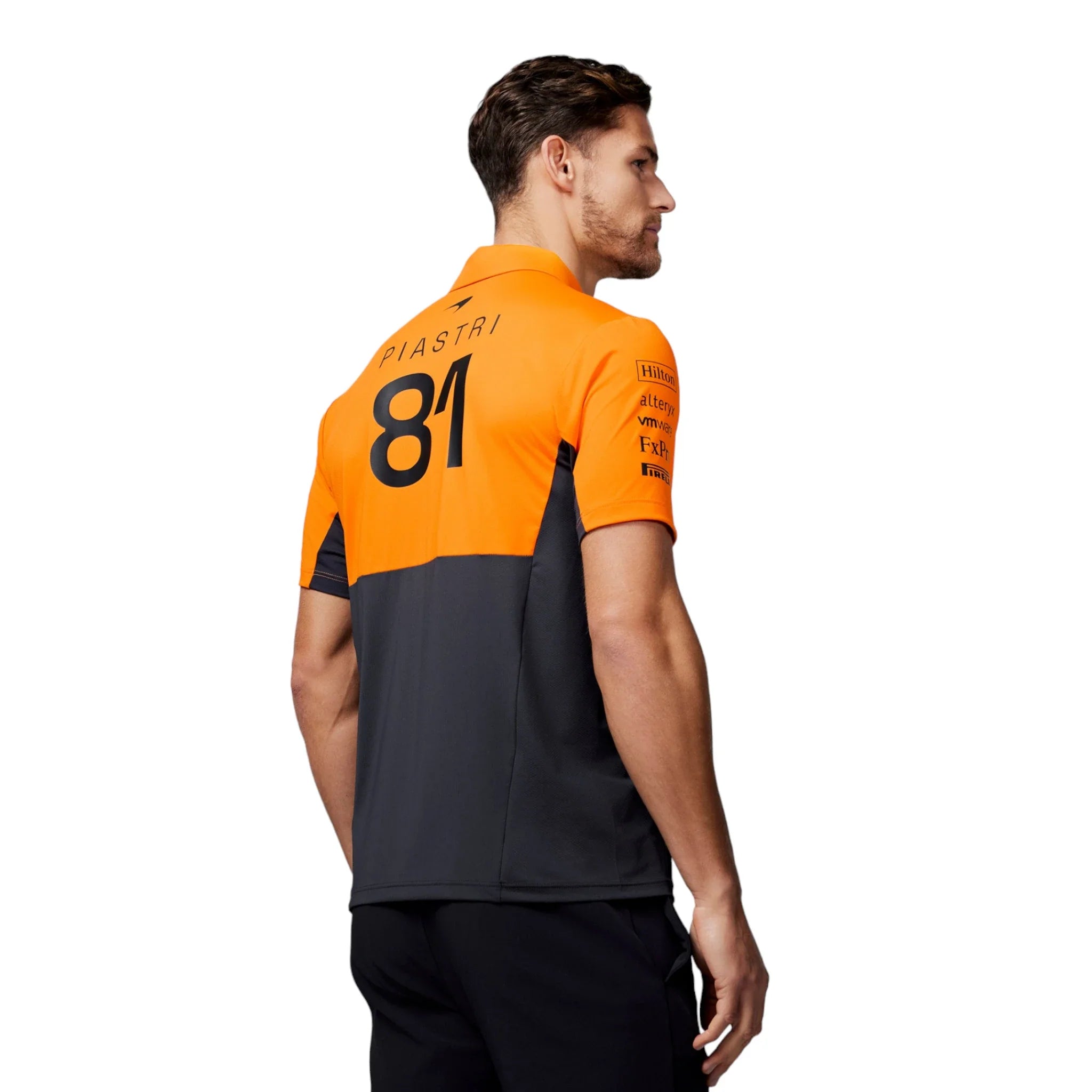 Mens Official Teamwear Polo Shirt Oscar Piastri Formula 1
