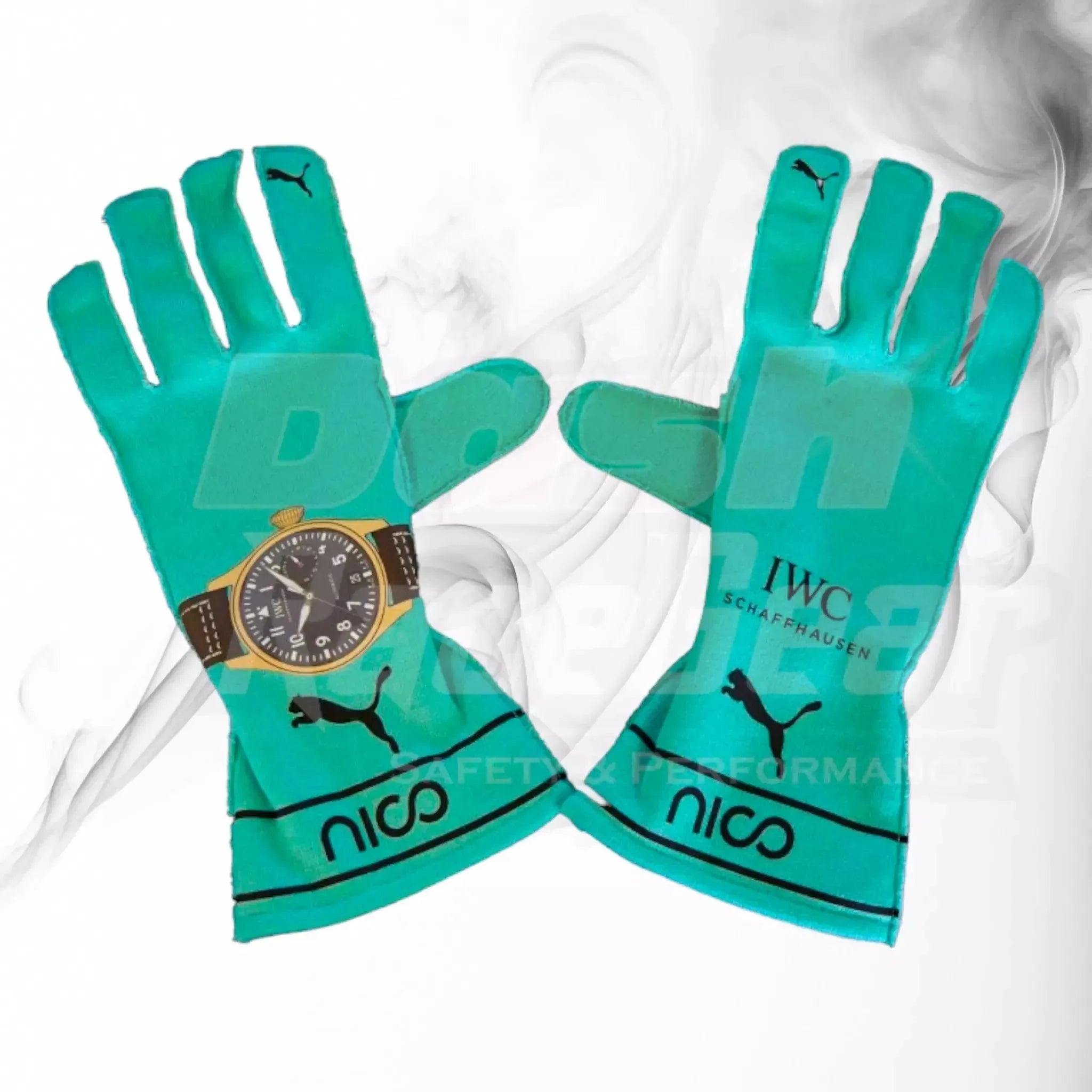 Mercedes AMG Petronas F1 Team Gloves - AbuDhai GP - Dash Racewear