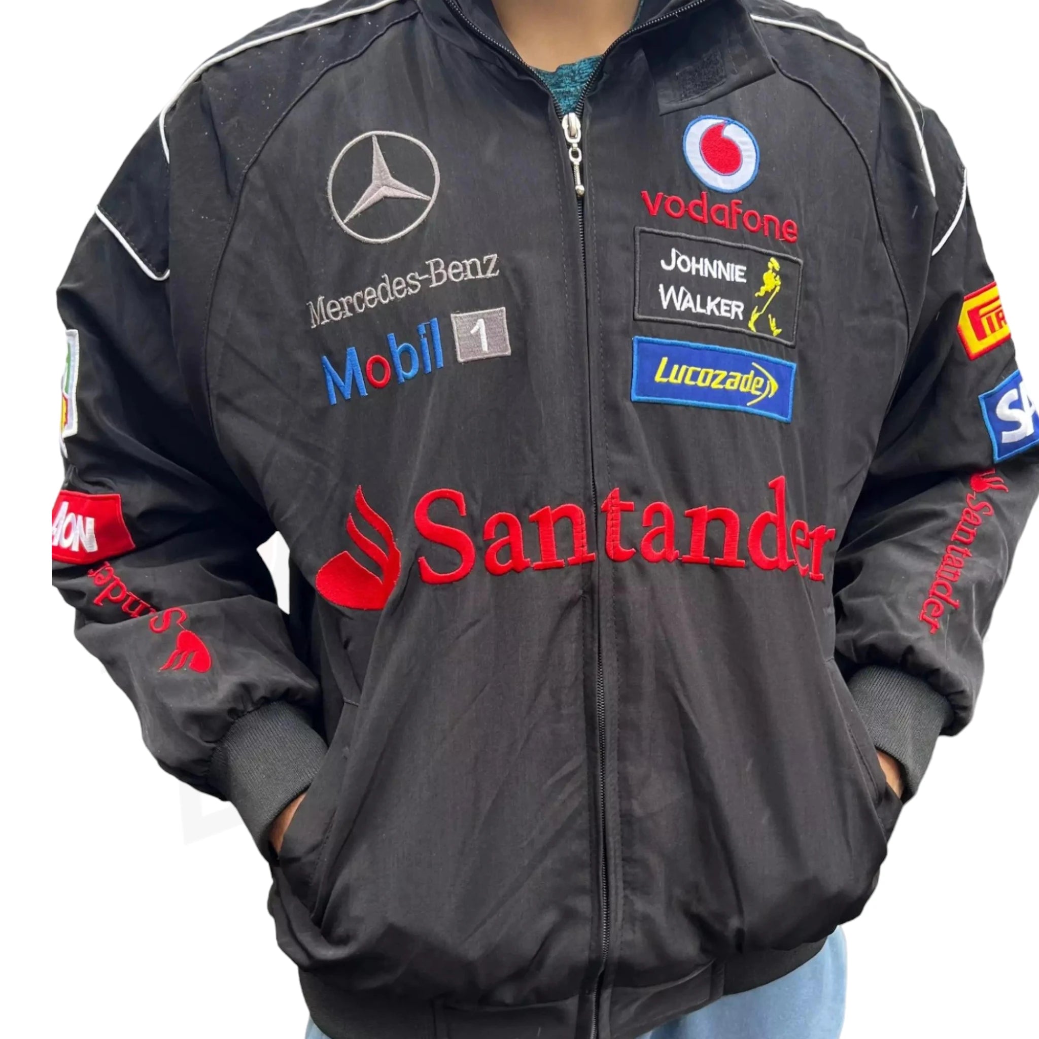 Mercedes F1 Racing Bomber Jacket Dash Racegear