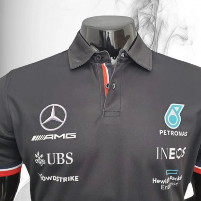 Mercedes Formula One Racing Polo Shirt - Dash Racegear