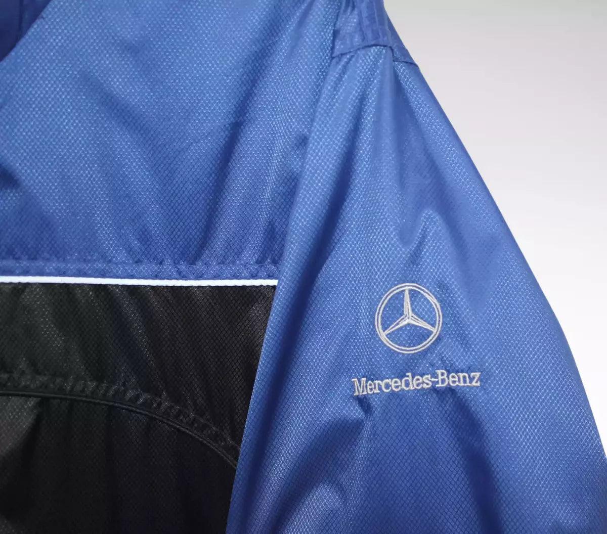 Vintage Mercedes Benz F1 Waterproof Hooded Jacket - Dash Racegear