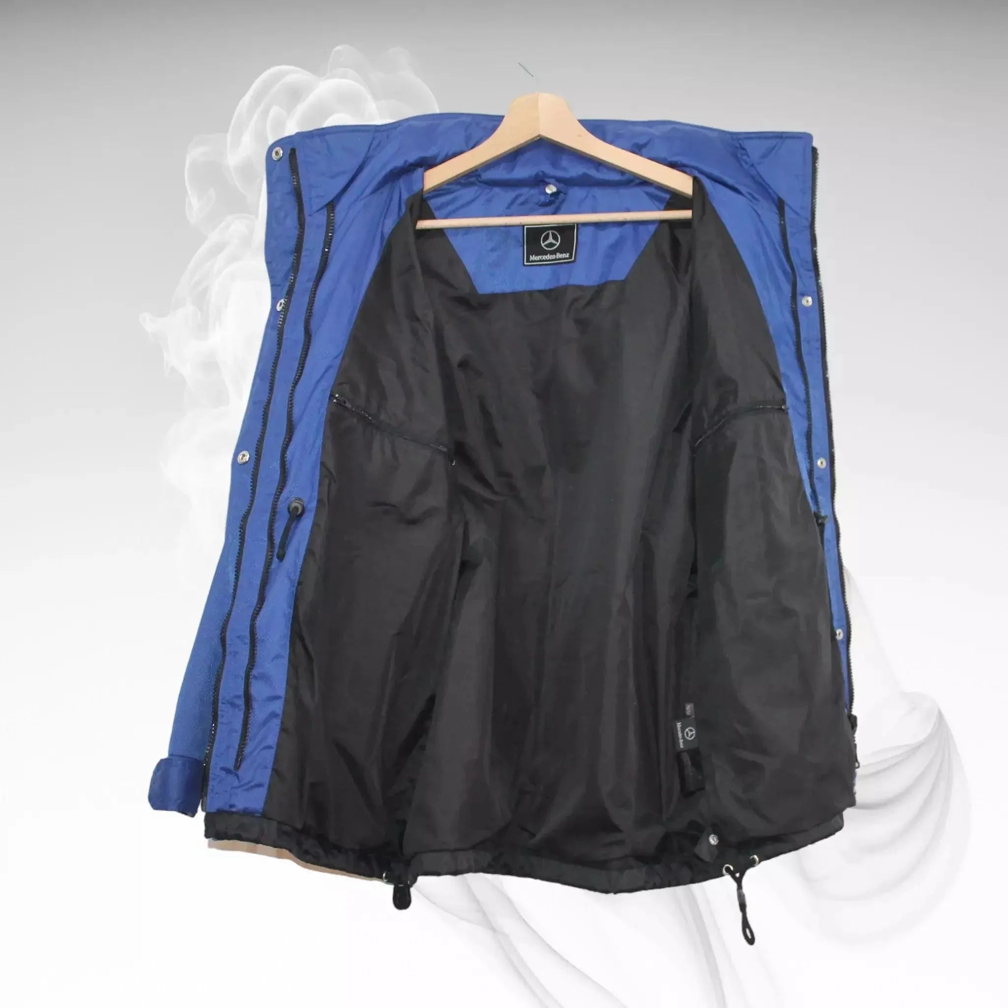 Vintage Mercedes Benz F1 Waterproof Hooded Jacket - Dash Racewear