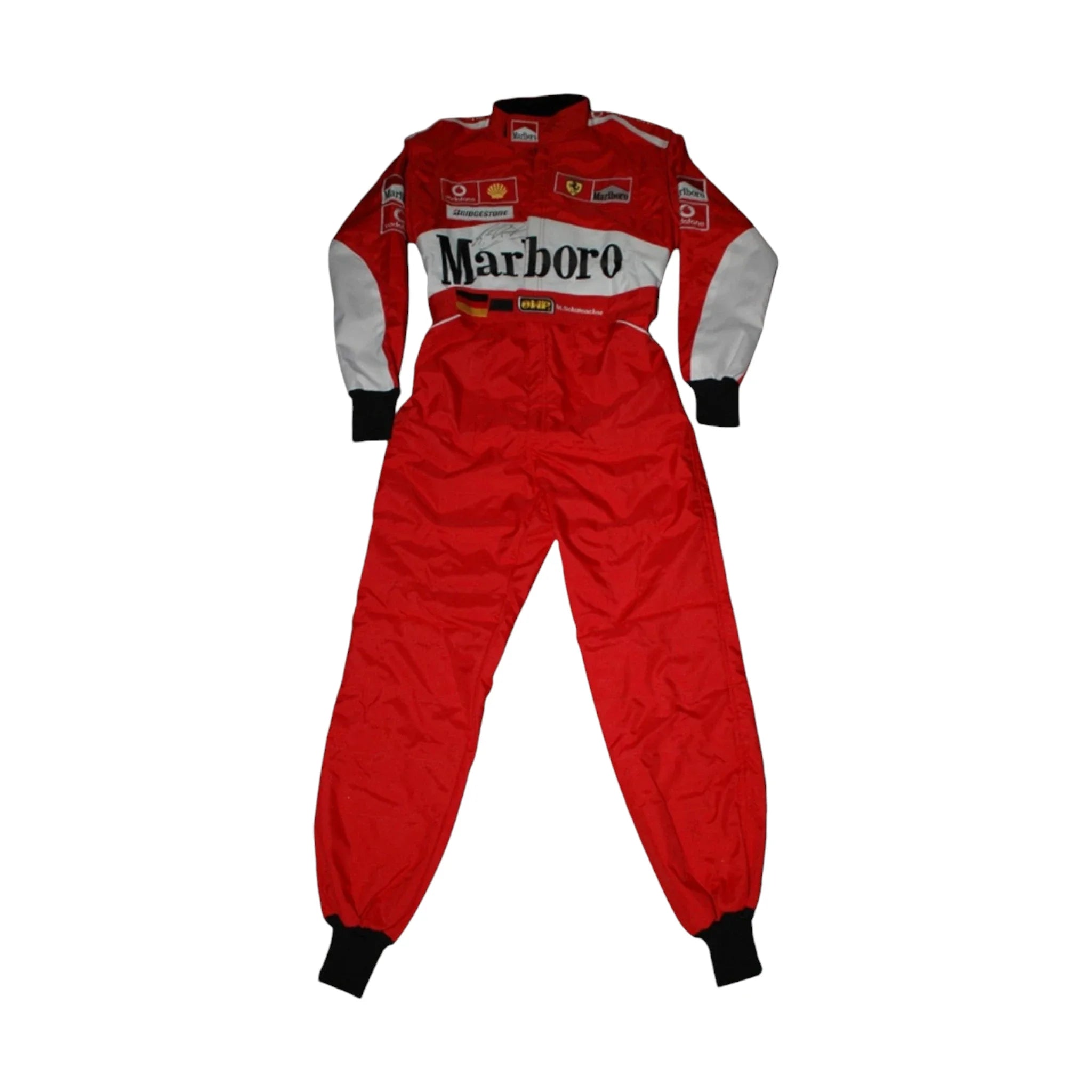 Michael Schumacher SIGNED Ferrari 2004 F1 REPLICA Race SUIT - Dash Racegear