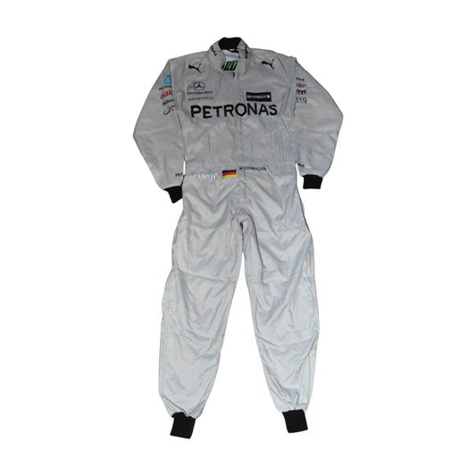 Michael Schumacher SIGNED Mercedes 2012 F1 REPLICA Race SUIT - Dash Racegear