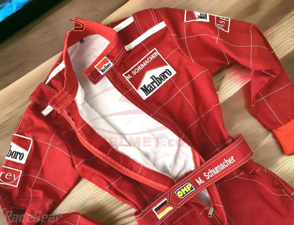 Michael Schumacher 1996 Ferrari F1 Embroidered Racing Suit - Dash Racegear