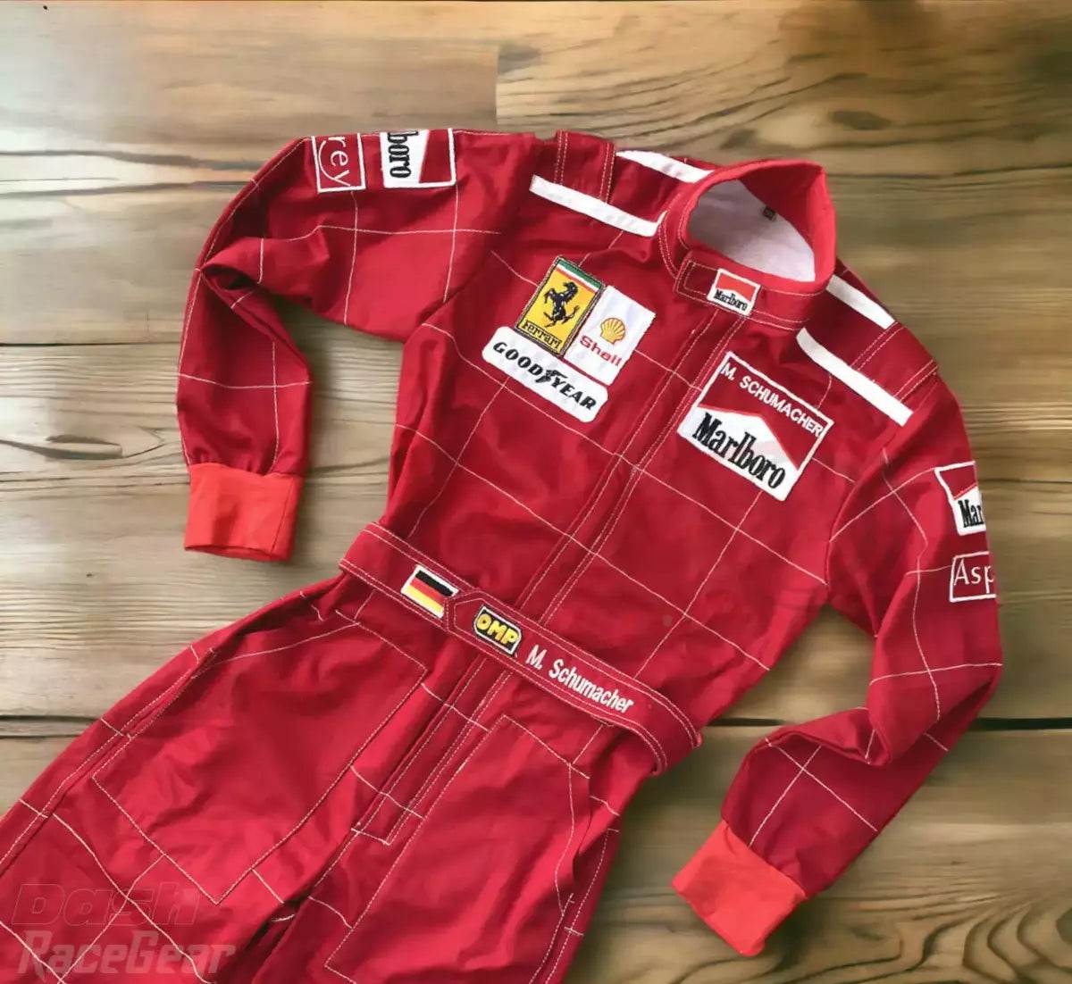 Michael Schumacher 1996 Ferrari F1 Embroidered Racing Suit - Dash Racegear