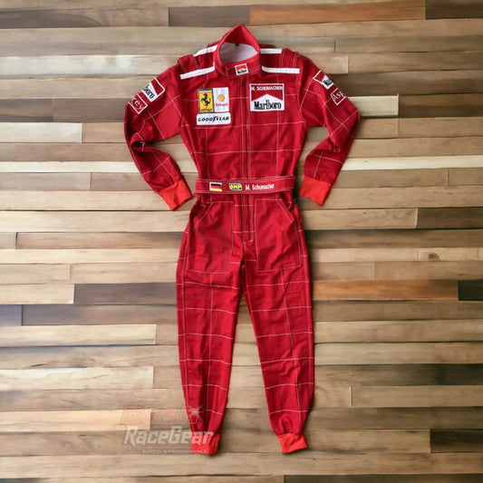 Michael Schumacher 1996 Ferrari F1 Embroidered Racing Suit - Dash Racegear