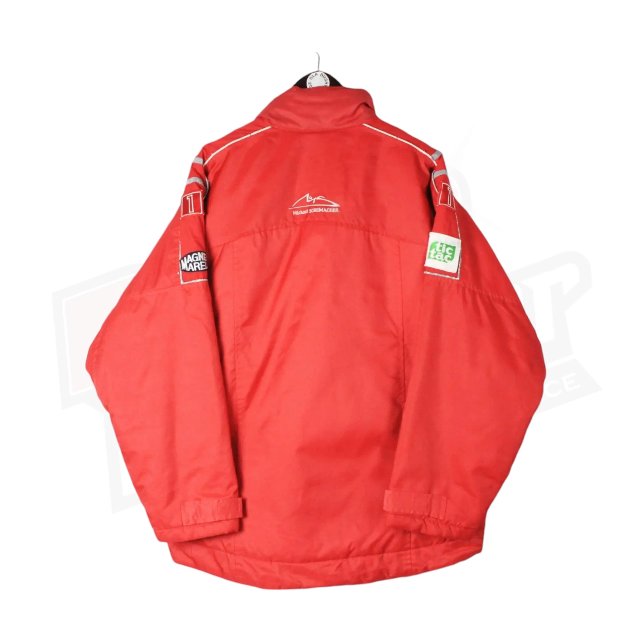 Michael Schumacher Embroidered Vintage Ferrari Shell Jacket Dash Racegear