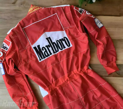 Michael Schumacher Ferrari F1 Embroidered Racing Suit - Dash Racegear