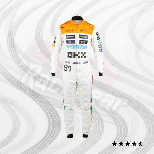 NEW MCLAREN SILVERSTONE OSCAR PIASTRI 2023 F1 TEAM RACE SUIT - Dash Racegear