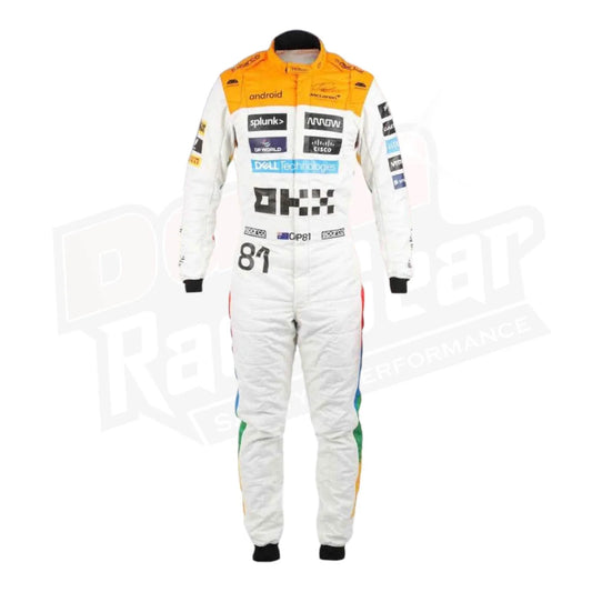 NEW MCLAREN SILVERSTONE OSCAR PIASTRI 2023 F1 TEAM RACE SUIT KIDS - Dash Racegear