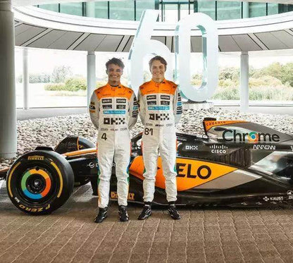 NEW MCLAREN SILVERSTONE OSCAR PIASTRI 2023 F1 TEAM RACE SUIT - Dash Racegear