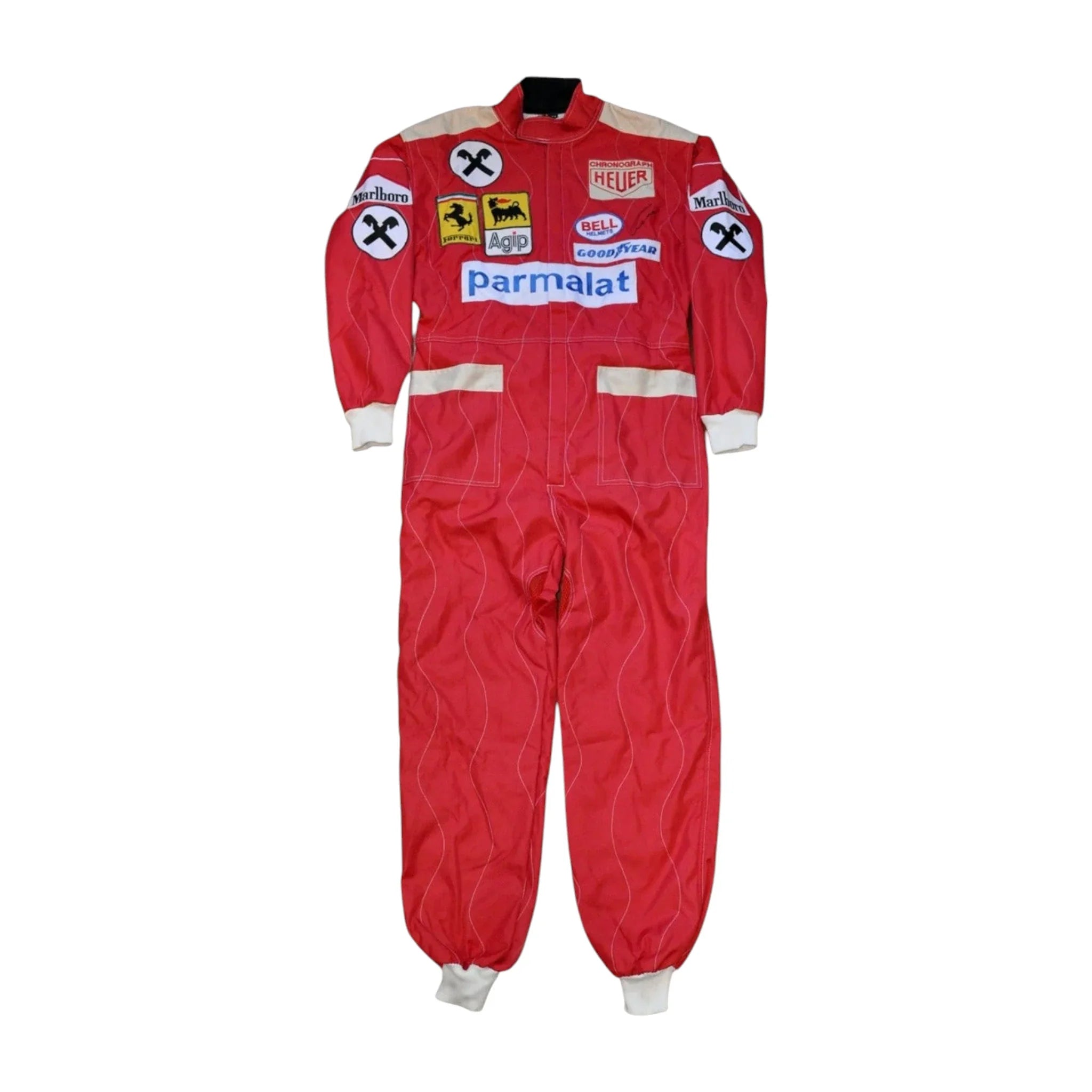 NIKI LAUDA SIGNED FERRARI 1977 F1 REPLICA Race SUIT - Dash Racegear