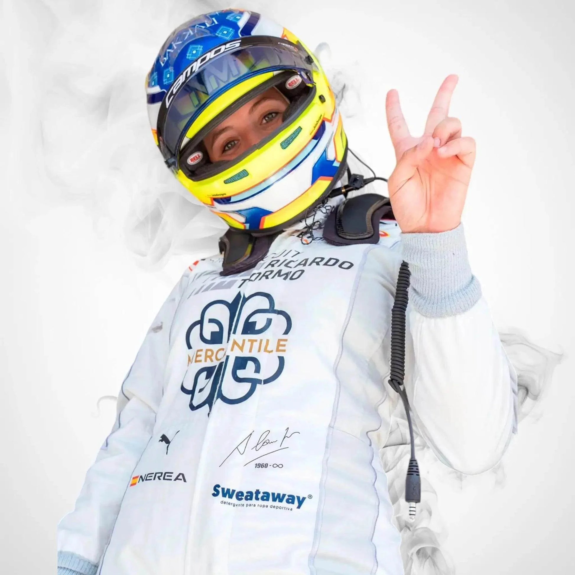 2023 Nerea Martí Race Suit Mercantile Campos Racing - Dash Racegear