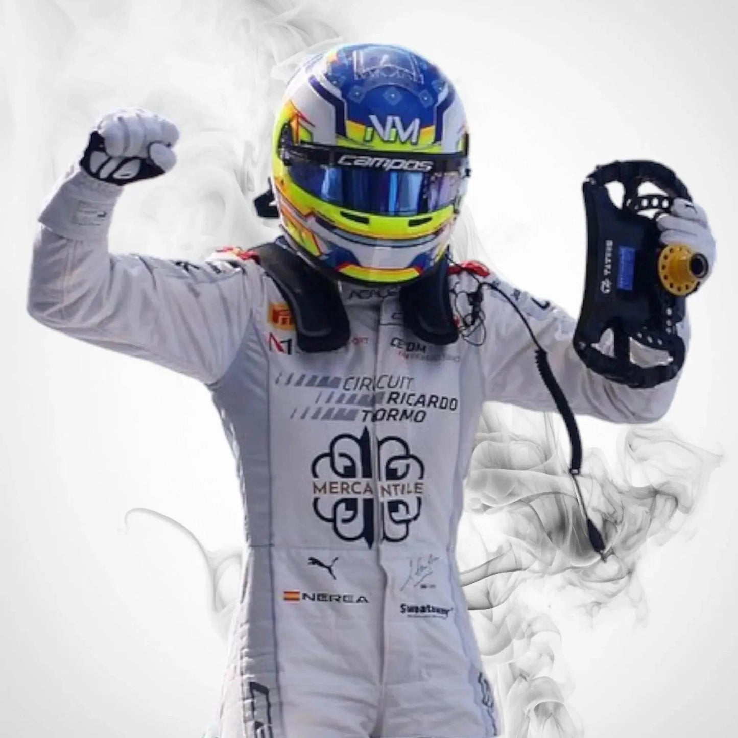 2023 Nerea Martí Race Suit Mercantile Campos Racing - Dash Racegear