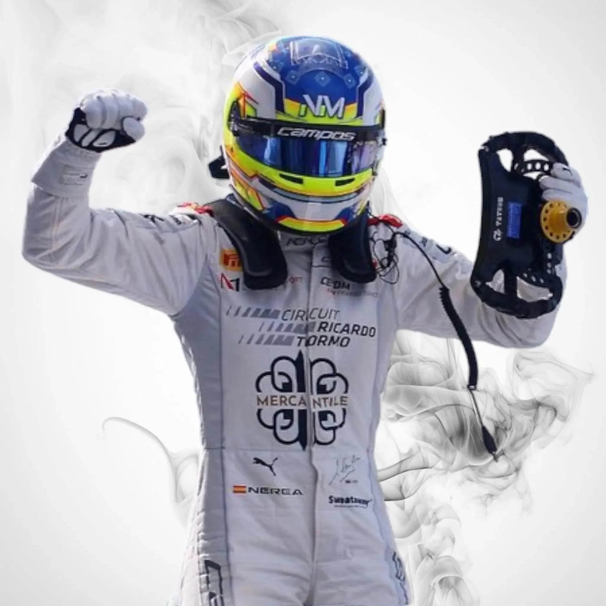 2023 Nerea Martí Race Suit Mercantile Campos Racing - Dash Racegear