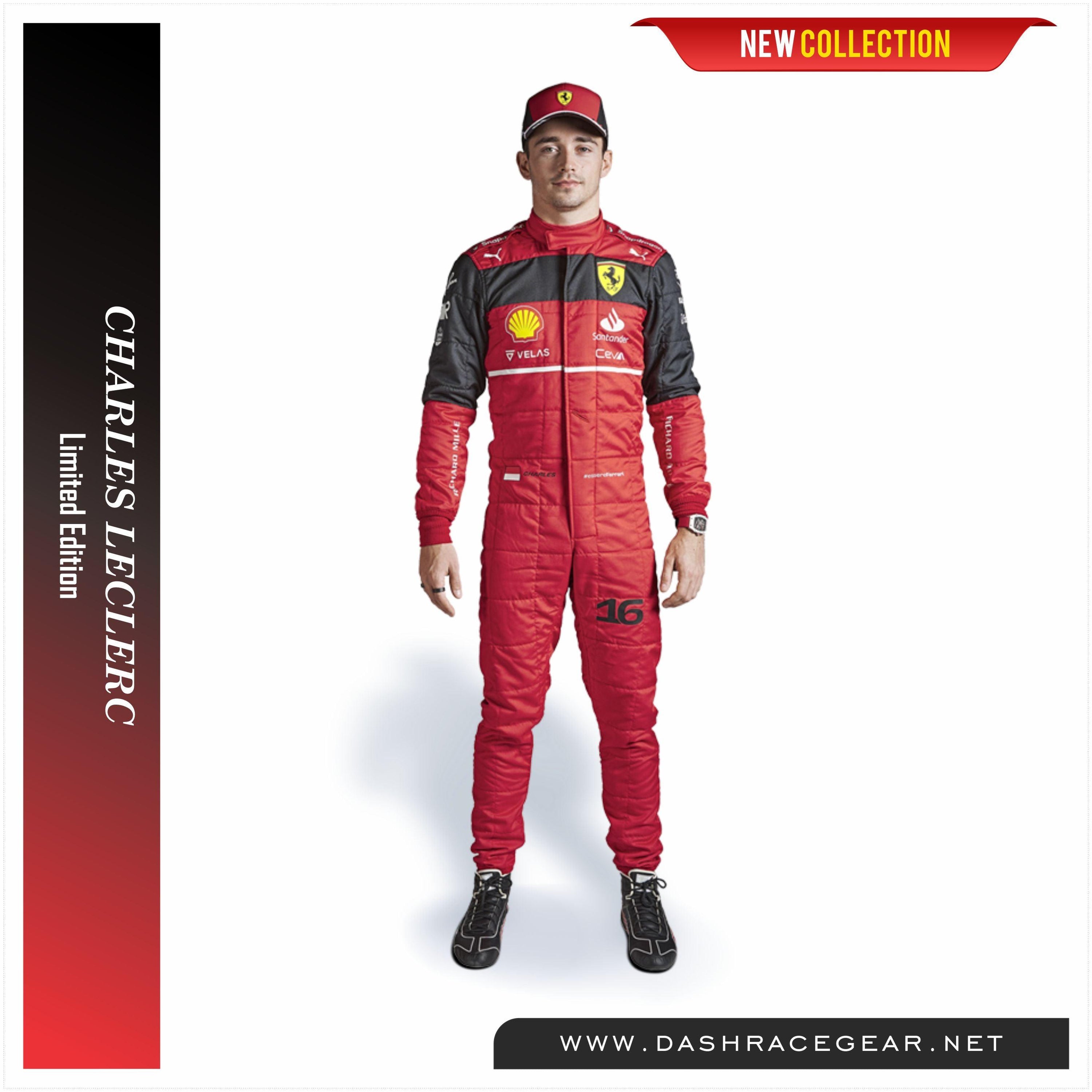 New Charles Leclerc 2022 Race Suit KIDS