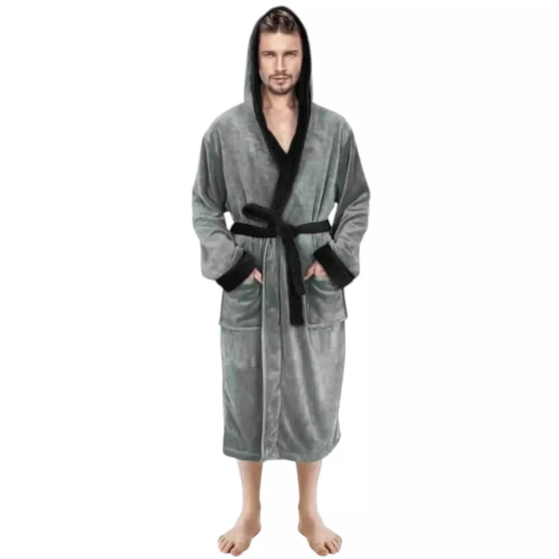 New Unisex Fleece Hooded Bathrobes - Dash Racegear