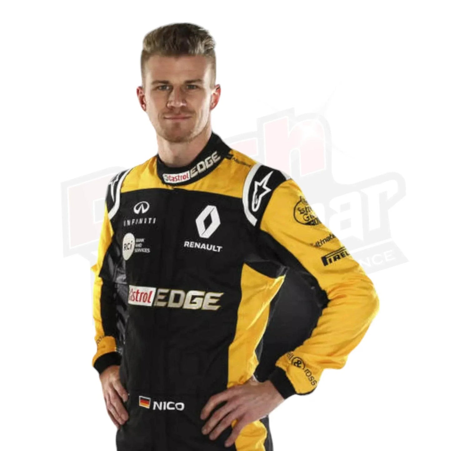 Nico Hulkenberg 2018 Renault F1 Team Race Suit KIDS - Dash Racegear