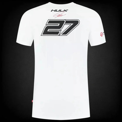 Nico Hulkenberg 2023 T-shirt White F1 - Dash Racegear