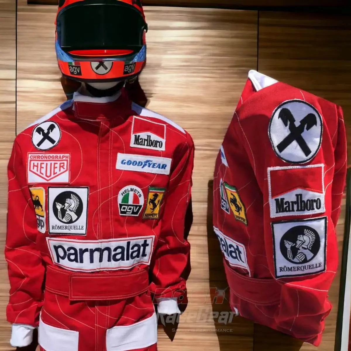 Niki Lauda 1976 Ferrari F1 Embroidered Racing suit - Dash Racegear