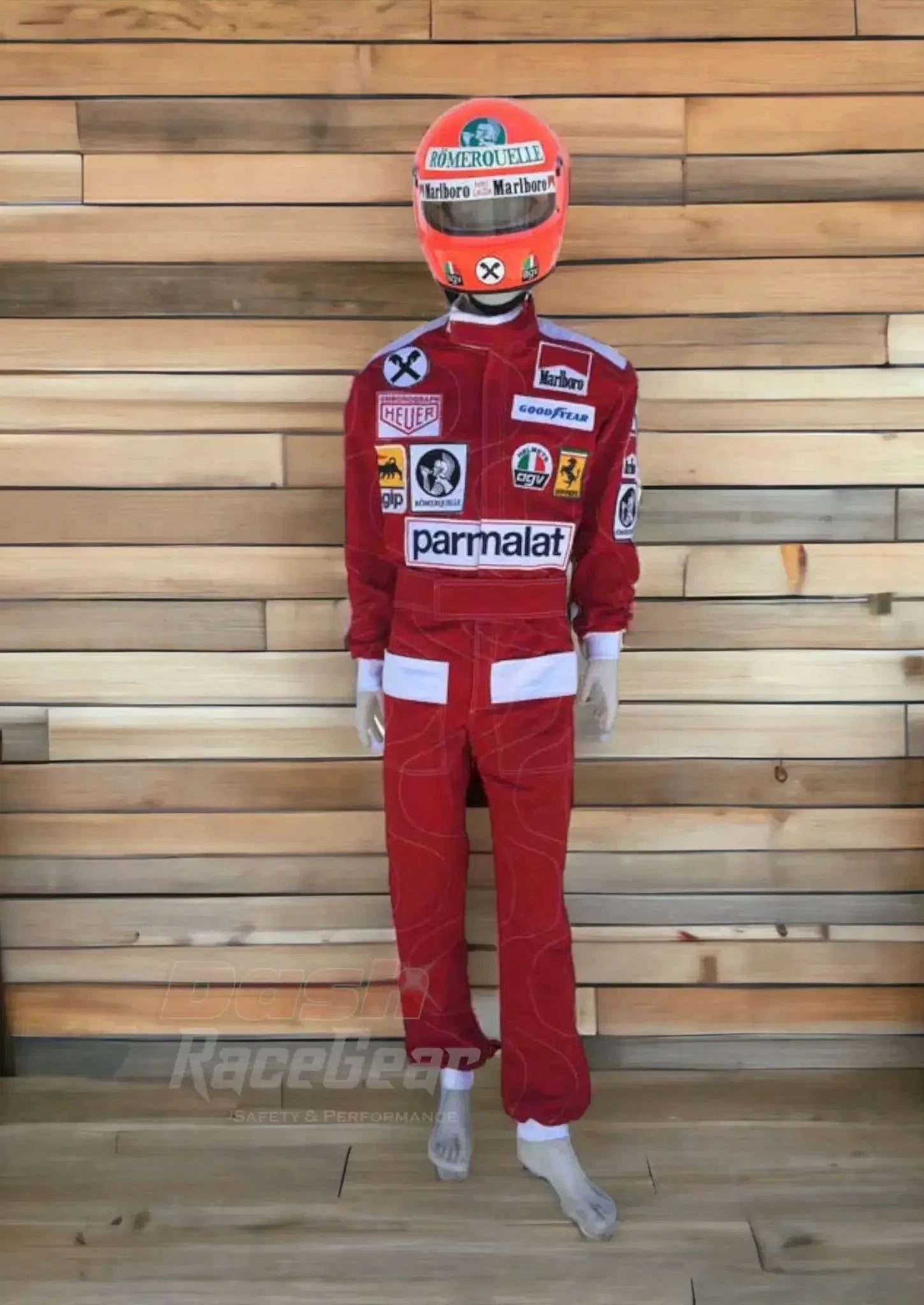 Niki Lauda 1976 Ferrari F1 Embroidered Racing suit - Dash Racegear