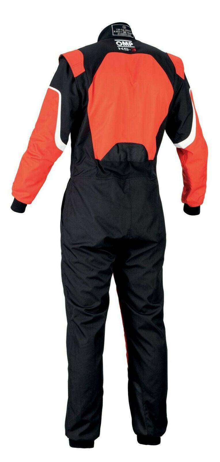 OMP KS-3 Suit Red Go Karting Racing Overall CIK 3 Layers 2019 - Dash Racegear
