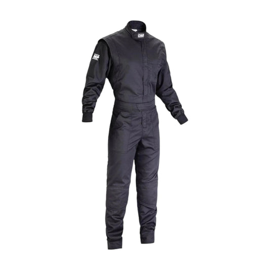OMP COVERALL FOR SUMMER BLACK MECHANICS - Dash Racegear