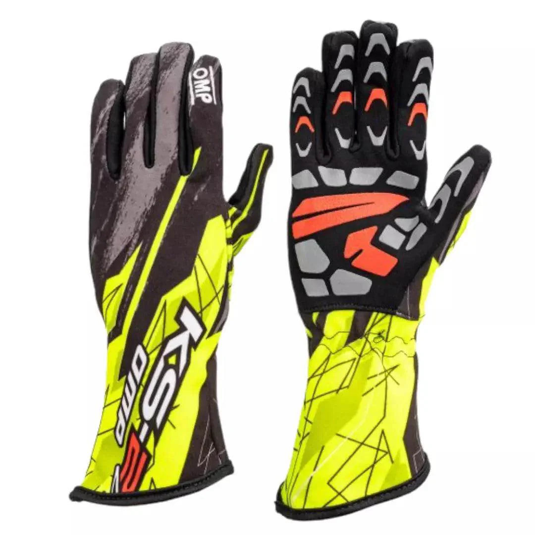 OMP KS-2R Kart Gloves – Child Sizes - Dash Racegear