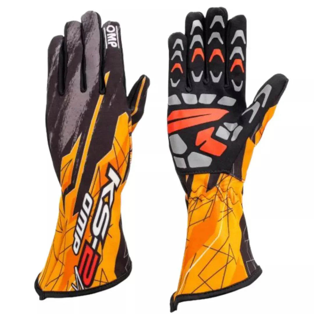 OMP KS-2R Kart Gloves – Child Sizes - Dash Racegear