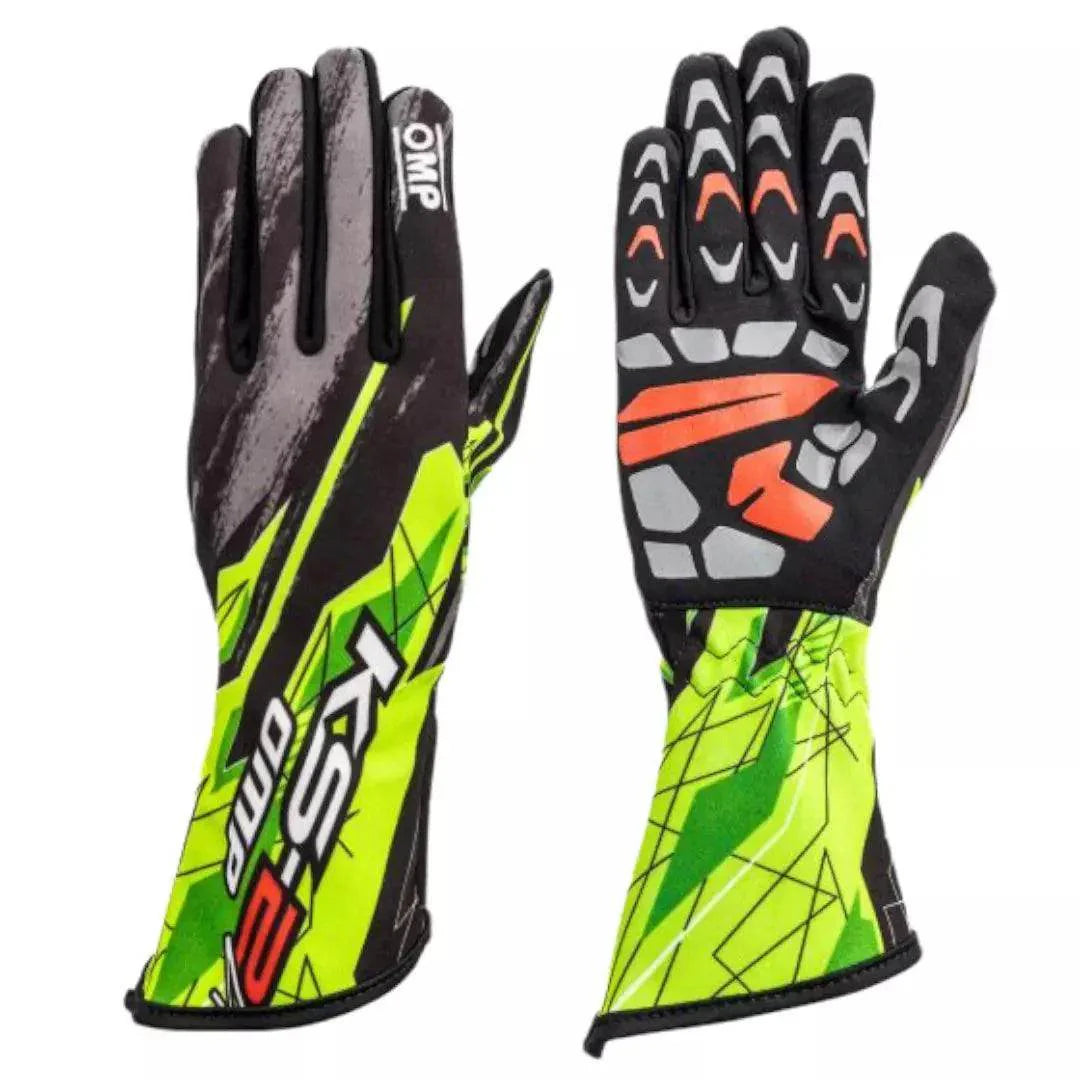 OMP KS-2R Kart Gloves – Child Sizes - Dash Racegear