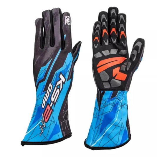 OMP KS-2R Kart Gloves – Child Sizes - Dash Racegear