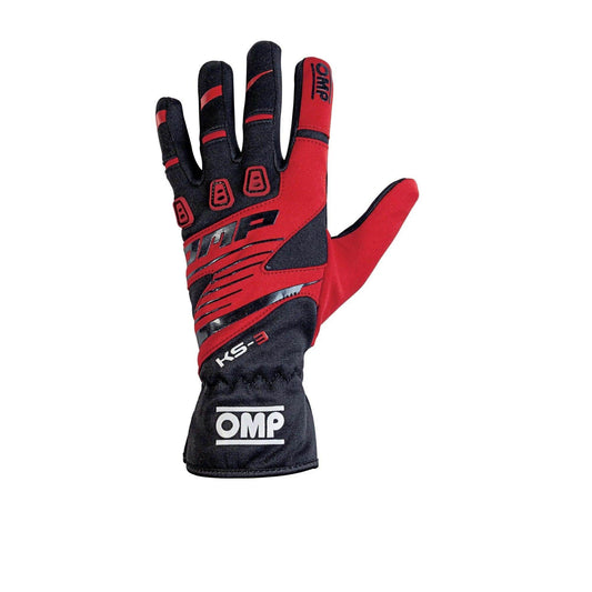 OMP KS-3 Kart Gloves - Adult Sizes - Dash Racegear