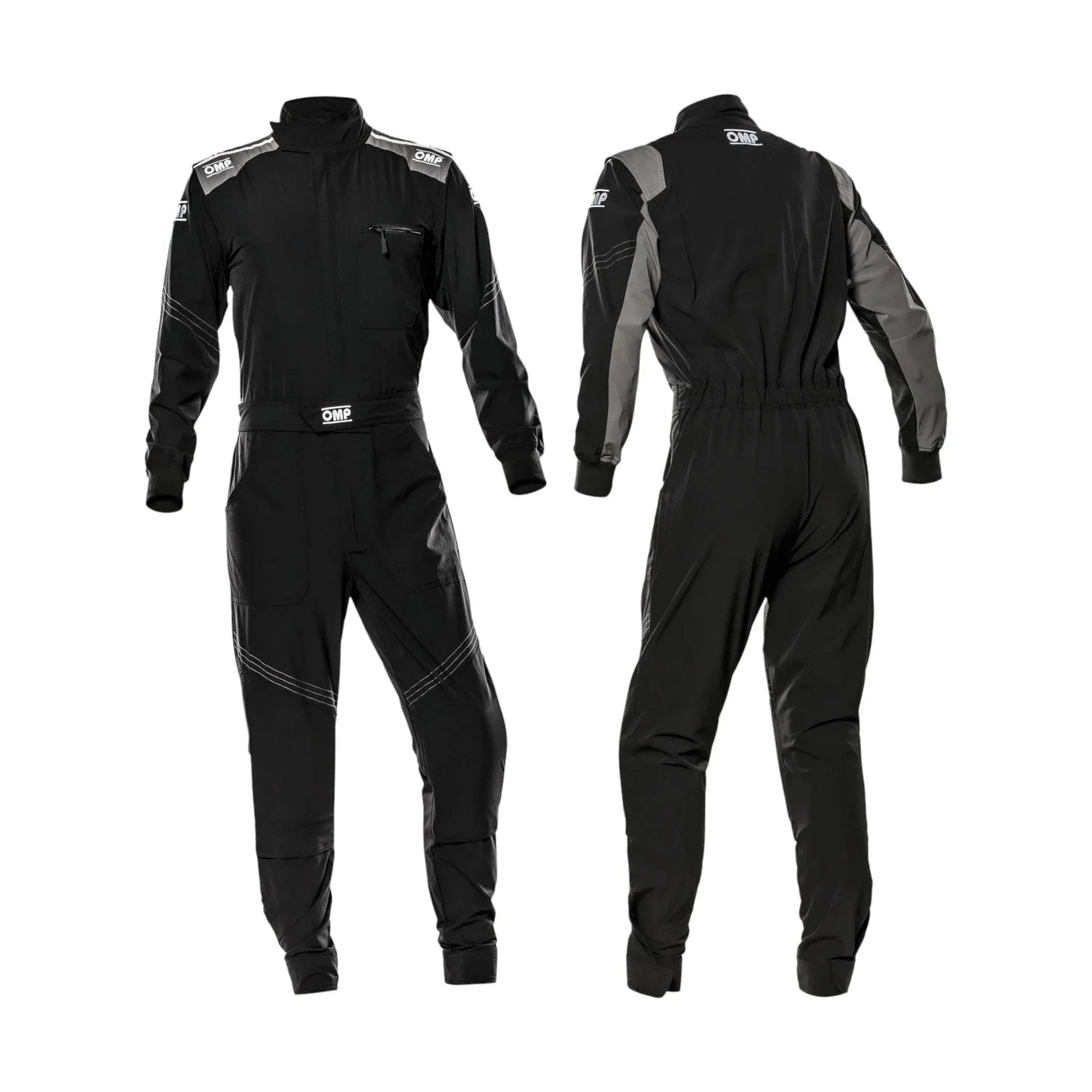 OMP X MECHANIC OVERAL STRETCH BLACK - Dash Racegear