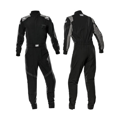 OMP X MECHANIC OVERAL STRETCH BLACK - Dash Racegear