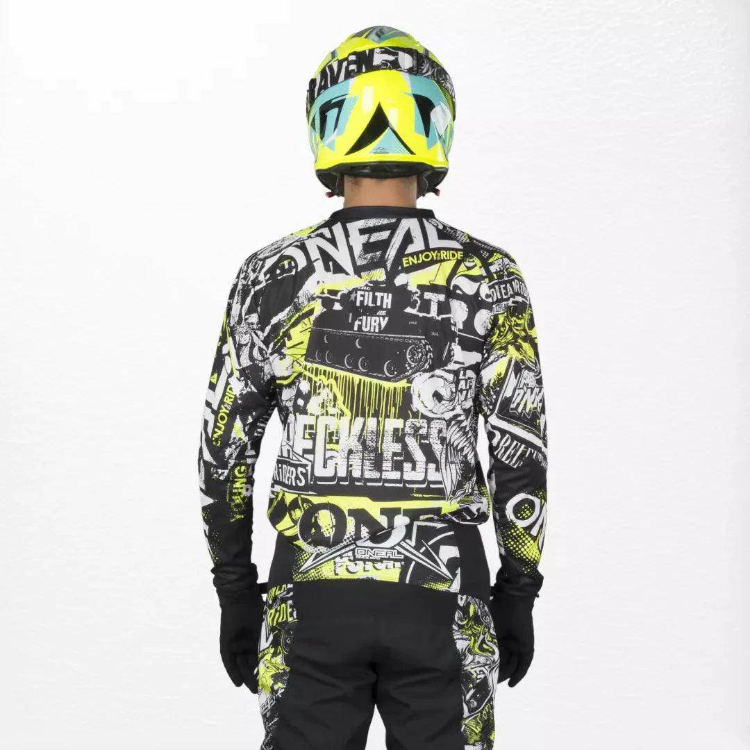 O'Neal Element Jersey Attack Black-HiVis - Dash Racegear