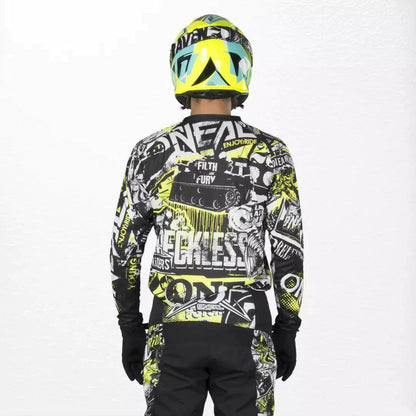 O'Neal Element Jersey Attack Black-HiVis - Dash Racegear