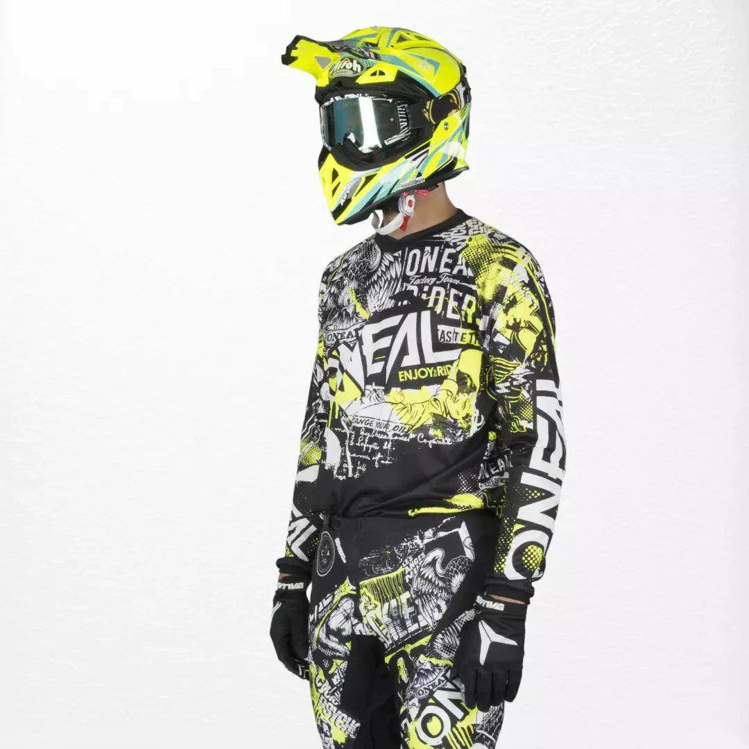 O'Neal Element Jersey Attack Black-HiVis - Dash Racegear
