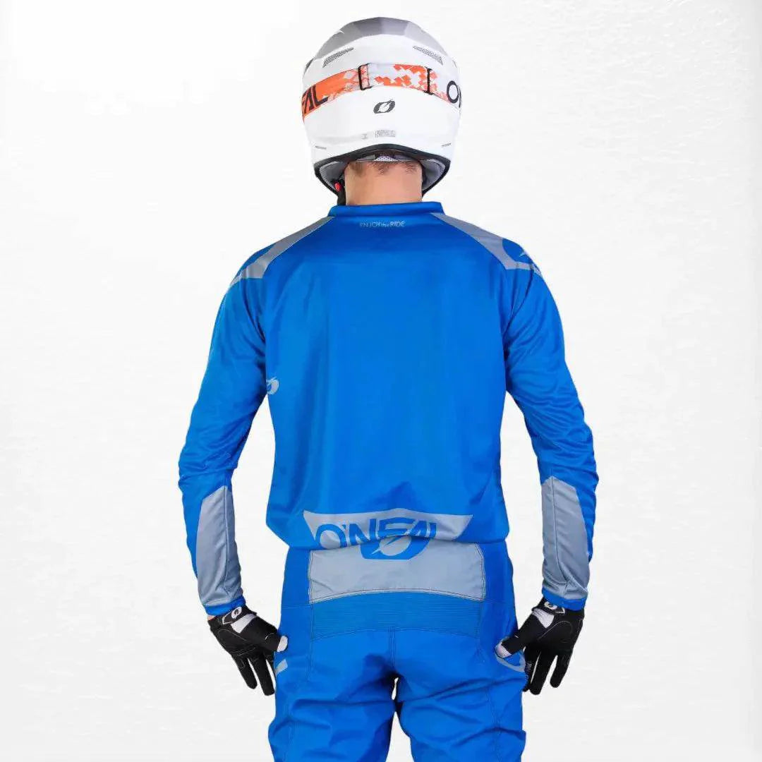 O'Neal Matrix MX Jersey Blue-Gray - Dash Racegear