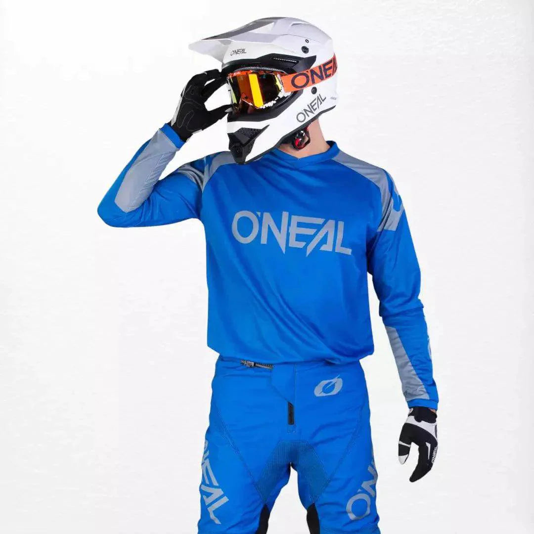 O'Neal Matrix MX Jersey Blue-Gray - Dash Racegear