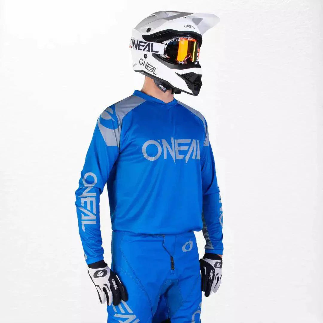 O'Neal Matrix MX Jersey Blue-Gray - Dash Racegear